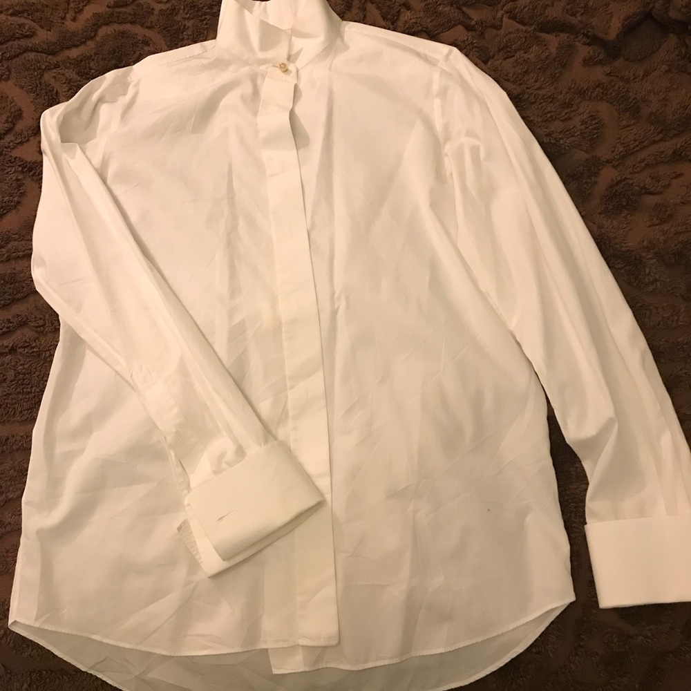 Chanel White dress shirt/ French cuffs